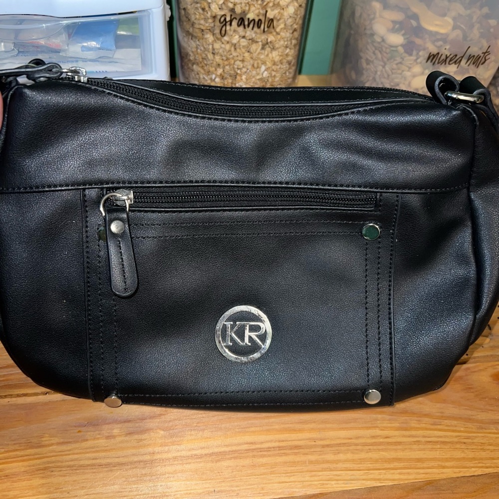 Kim Rogers Black Shoulder Bag